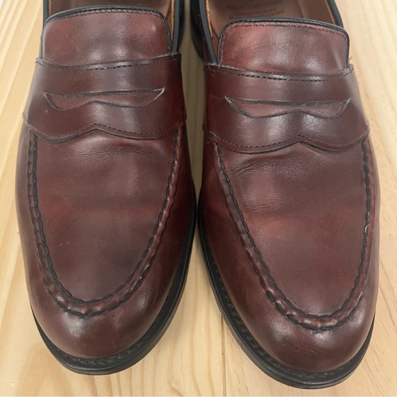 ALLEN EDMONDS Randolph Penny Loafers 4839 Cordovan Color Leather Size 11D - Picture 7 of 13